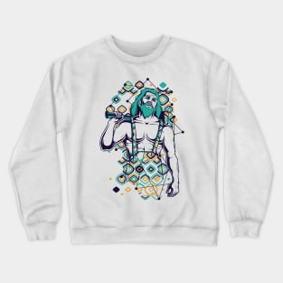 Zues Greek God Crewneck Sweatshirt